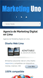 Mobile Screenshot of marketinguno.com